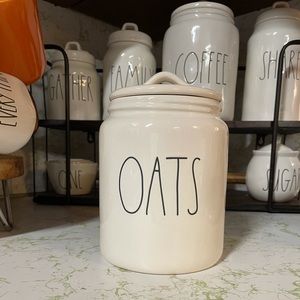 Rae Dunn Oats canister